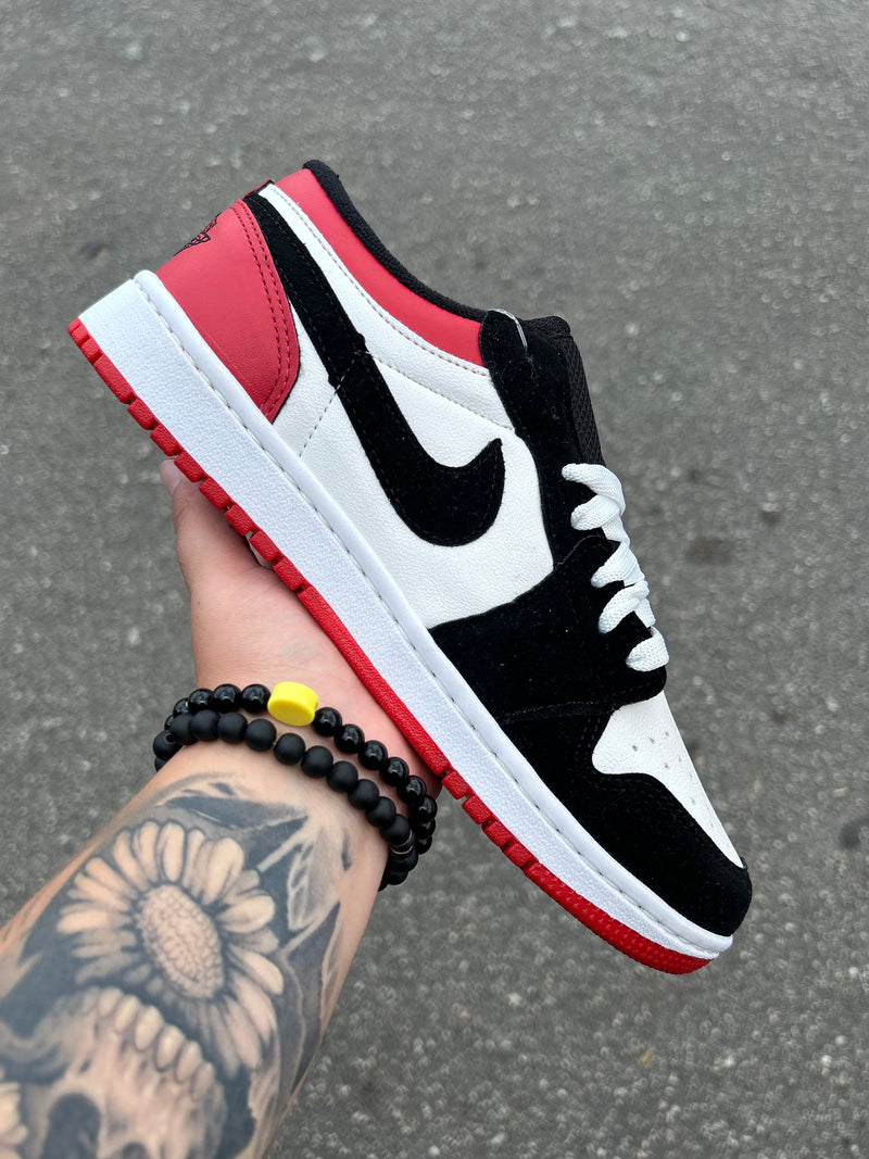 Air Jordan 1 Low Bred Toe - Luc Hype